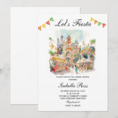 Feest Bruiloft Uitnodiging (Voorkant / Achterkant)