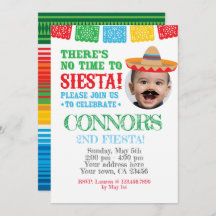 Feest, Cinco de mayo Uitnodiging met foto