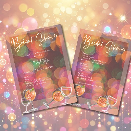 Feest & Cocktail vrijgezellenfeest weekend Kaart