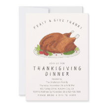 Feest & Dank Roosterkalkoen Thanksgiving