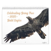 Feest dat je vrij bent 2025 Bald Eagle Kalender (Hoes)