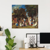 Feest der Goden - Giovanni Bellini Fijne Kunst Pos Poster (Thuiskantoor)
