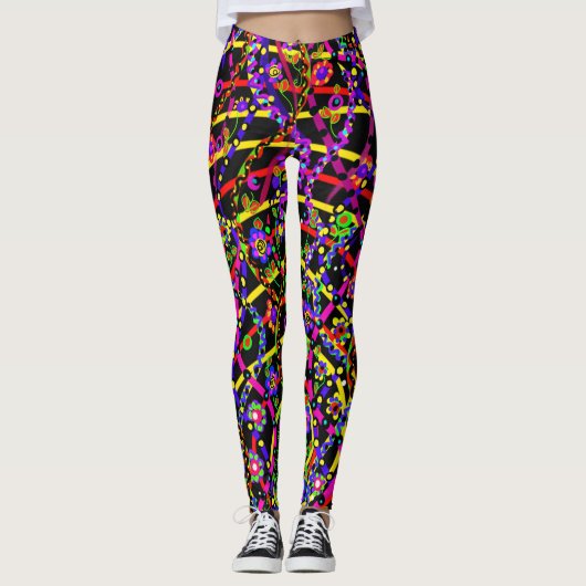 Feest Design Leggings (Voorkant)