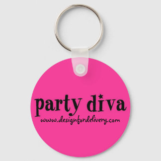 Feest Divaknop Sleutelhanger