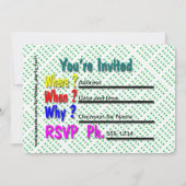 Feest... eenden oversteken kaart (Achterkant)