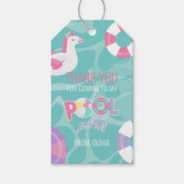 Feest Eenhoorn Roze Bedankt Favoriet Cadeaulabel