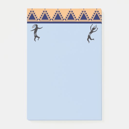 Feest en Dancing Kokopellis Post-it® Notes (Voorkant)