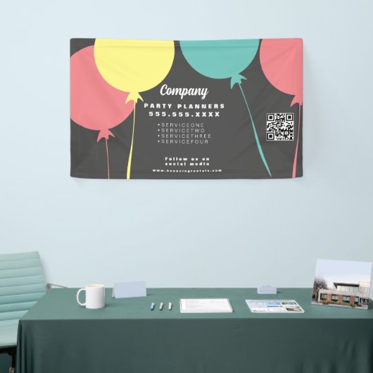 Feest Evenementenplanner Ballonnenbedrijf Spandoek (Beurs)