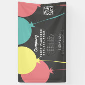 Feest Evenementenplanner Ballonnenbedrijf Spandoek (Verticaal)