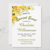 FEEST FEEST UITNODIGEN KAART (Voorkant)