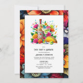 Feest Fun Tacos & Tequila Koppel Bruiloft Kaart (Voorkant)