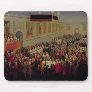 Feest gegeven na de kolonie van Louis XV Muismat