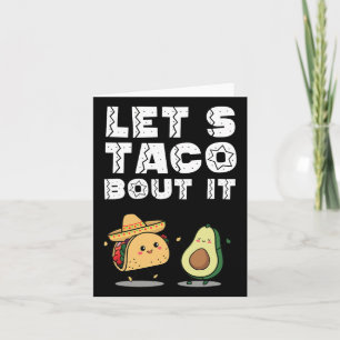 Feest Grappig Laten we Taco Over It Taco Cinco De Kaart