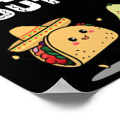 Feest Grappig Laten we Taco Over It Taco Cinco De Poster (Hoek)
