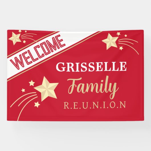 Feest groot! Reuzengezinsreünie Banner (Horizontaal)