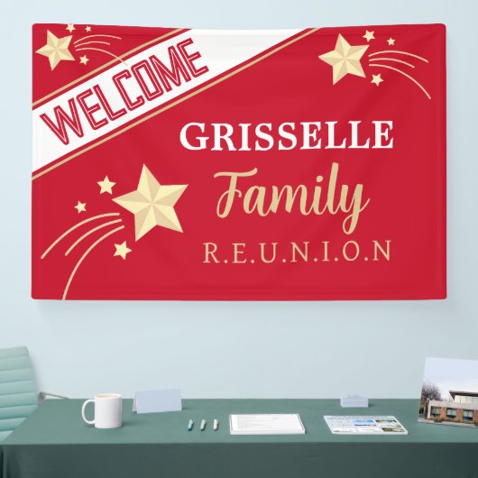 Feest groot! Reuzengezinsreünie Banner (Beurs)