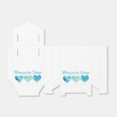 Feest gunst box bedankdoosjes (Uitgevouwen)