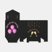 Feest gunst box bedankdoosjes (Uitgevouwen)