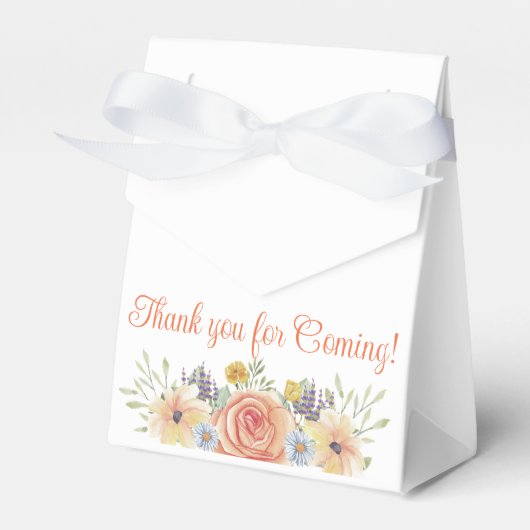 Feest gunst box bedankdoosjes (Voorkant Zijde)