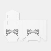 Feest gunst box bedankdoosjes (Uitgevouwen)