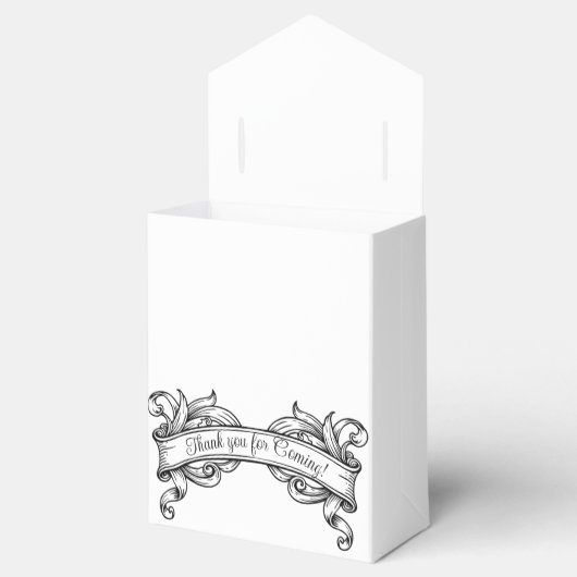 Feest gunst box bedankdoosjes (Geopend)