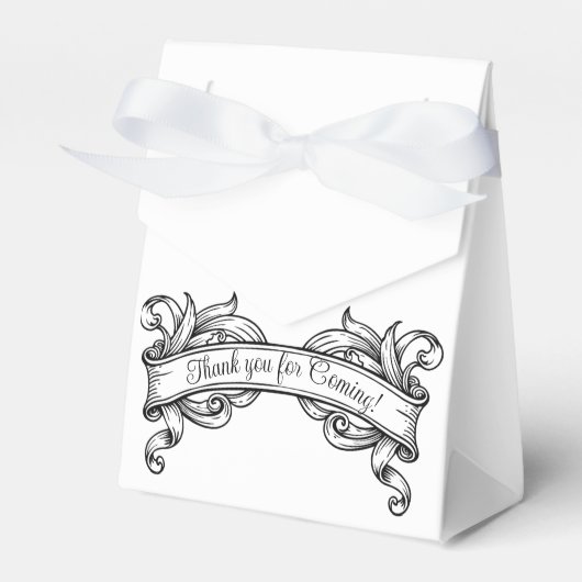 Feest gunst box bedankdoosjes (Voorkant Zijde)