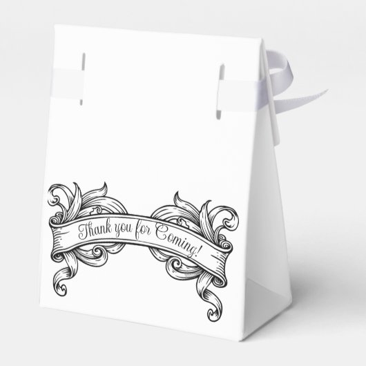 Feest gunst box bedankdoosjes (Achterkant)
