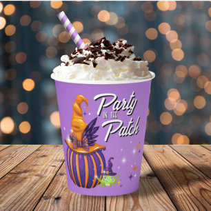 Feest in de Patch Halloween Papieren Bekers