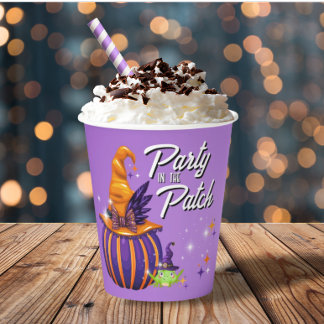 Feest in de Patch Halloween Papieren Bekers