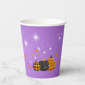 Feest in de Patch Halloween Papieren Bekers (Achterkant)