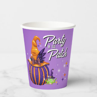 Feest in de Patch Halloween Papieren Bekers