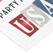 Feest in de USA Medium Tafelloper (Hoek)