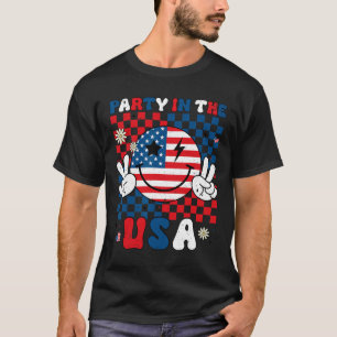 Feest in de Verenigde Staten 4 juli Amerikaanse vl T-shirt