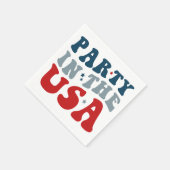 Feest in de VS, 4 juli-feest Servet (Hoek)