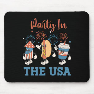 Feest in de VS 4 juli Grappig feest USA Summe Muismat