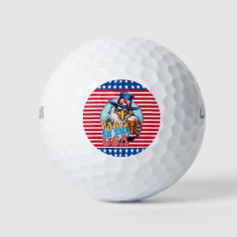 Feest In de VS GOLFER Golfballen
