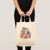 Feest in de VS schatje Tote Bag (Voorkant (product))