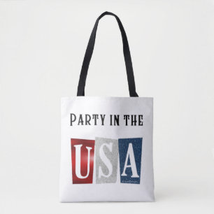 Feest in de VS Tote Bag