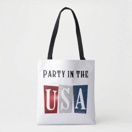 Feest in de VS Tote Bag (Voorkant)