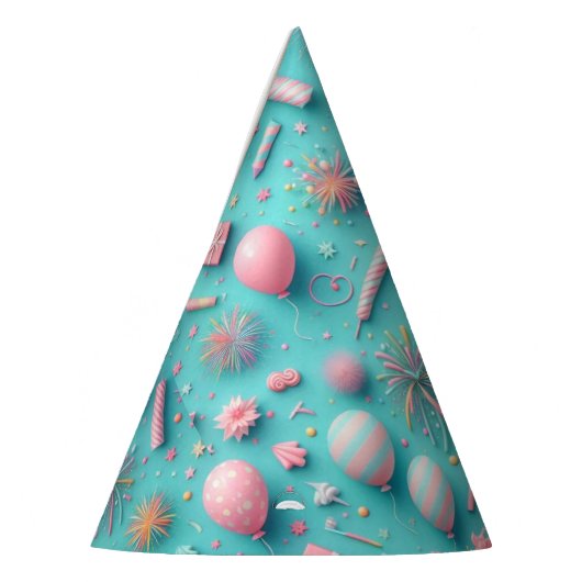 Feest in het blauw feesthoedjes (Links)