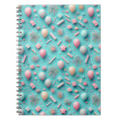 Feest in het blauw notitieboek (Voorkant)