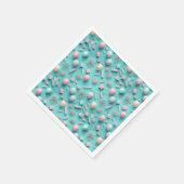 Feest in het blauw servet (Hoek)