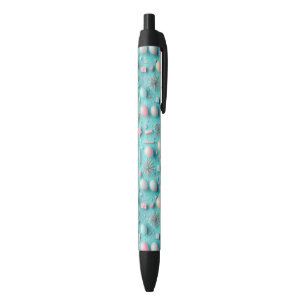 Feest in het blauw zwarte inkt pen