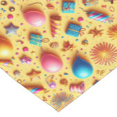 Feest in het geel korte tafelloper (Hoek)