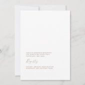 Feest in het Huis Champagne Toast Vrijgezellenfees Kaart (Achterkant)