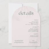 Feest in het paradijs | Modern vrijgezellenweekend Kaart (Achterkant)