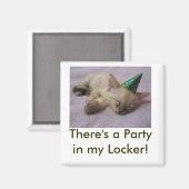 feest in mijn Locker Magnet (Voorkant / Achterkant)