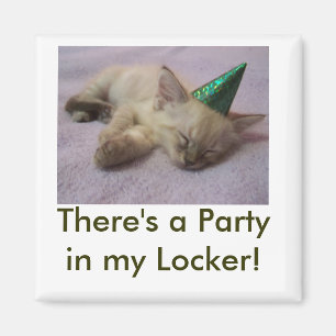 feest in mijn Locker Magnet