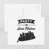 Feest in Slow Motion Kano Boot River Briefkaart (Voorkant / Achterkant)