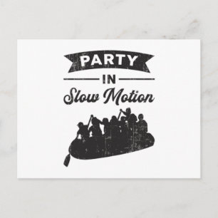 Feest in Slow Motion Kano Boot River Briefkaart